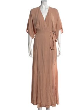 Reformation, wrap around, long dress, size M